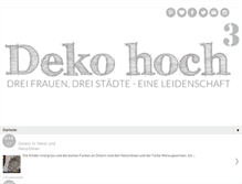 Tablet Screenshot of dekohochdrei.com